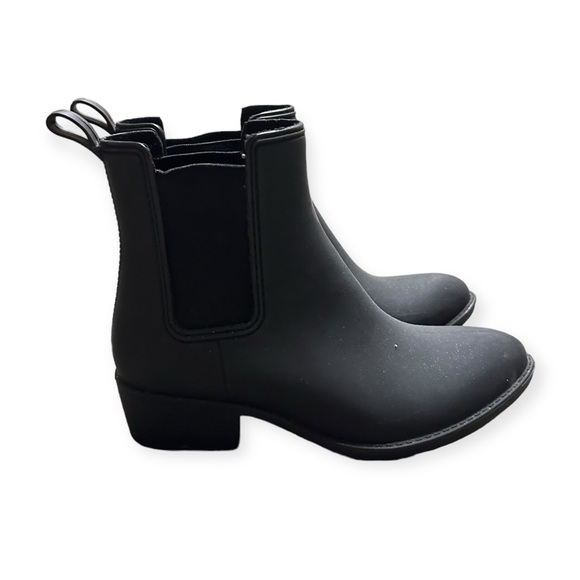 JEFFREY CAMPBELL | Chelsea Ankle Rain Boots  - Black - Picture 4 of 8